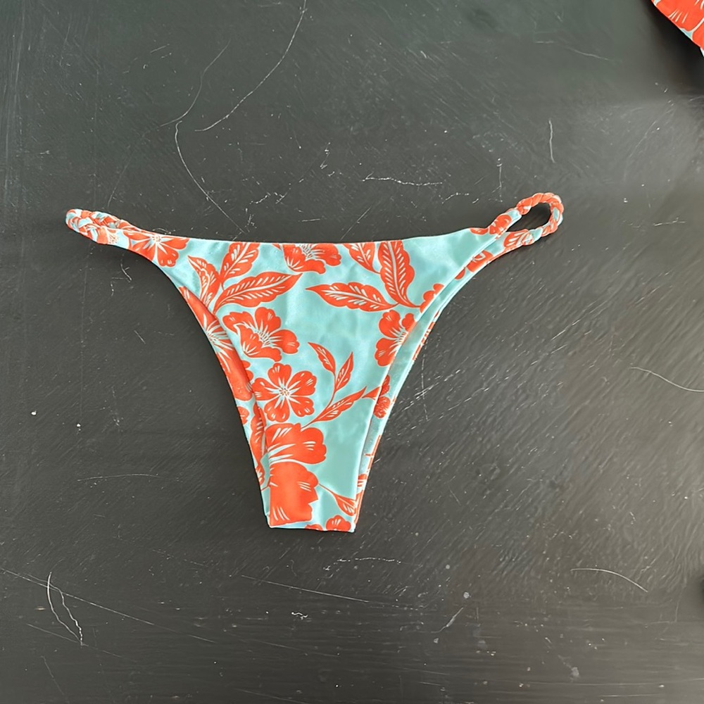 Cheeky Braided Bikini Bottom - Malibu - Medium
